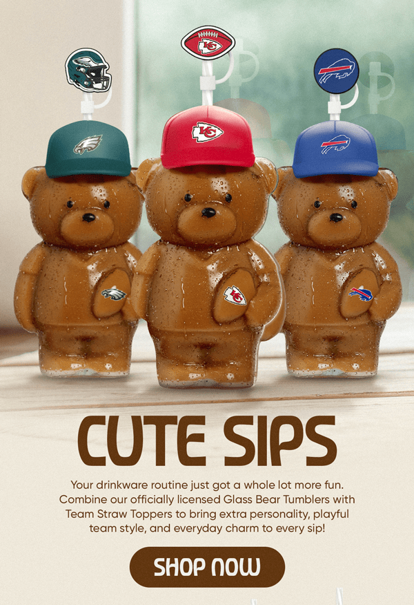 Shop Glass Bear Tumblers!