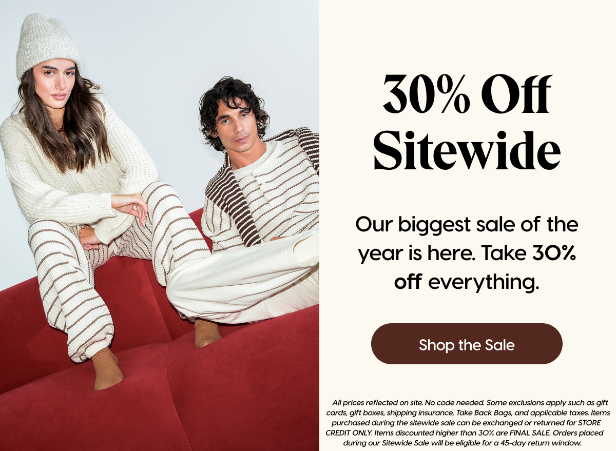 30% Off Sitewide