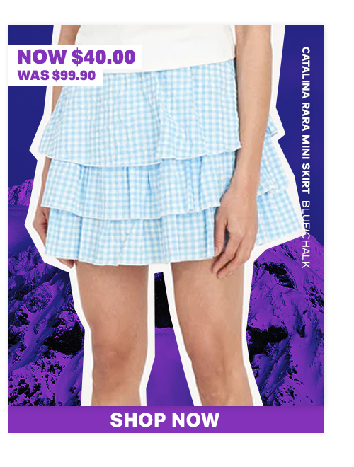 CATALINA RARA MINI SKIRT BLUE/CHALK