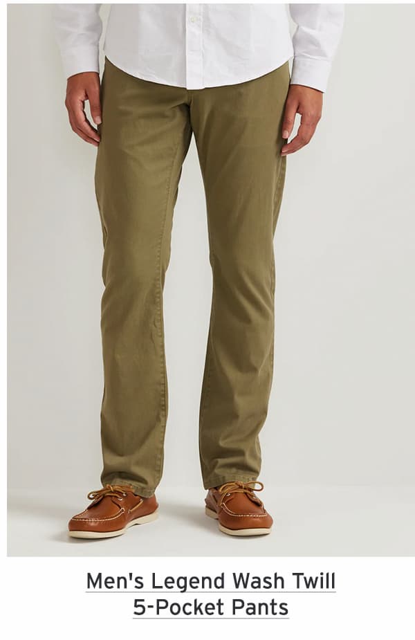 Men's Legend Wash Twill 5-Pocket Pants