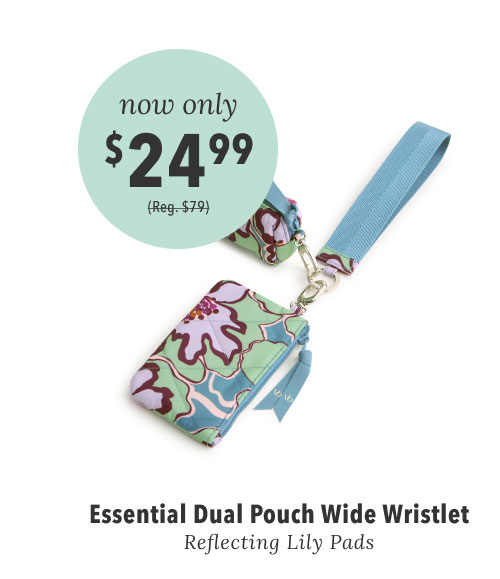 Essential Dual Pouch Wide Wristlet