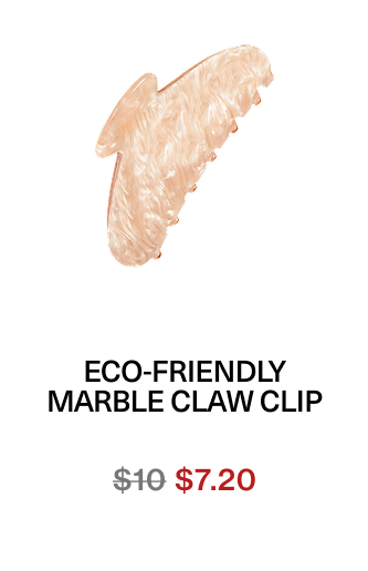 Eco-Friendly Marble Claw Clip – Blush