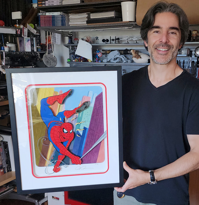Lookout, It's Spider-Man Art Print