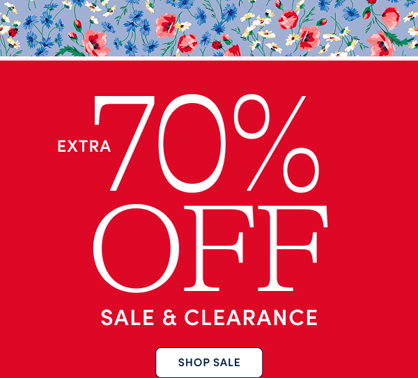 70% off sale & clearance