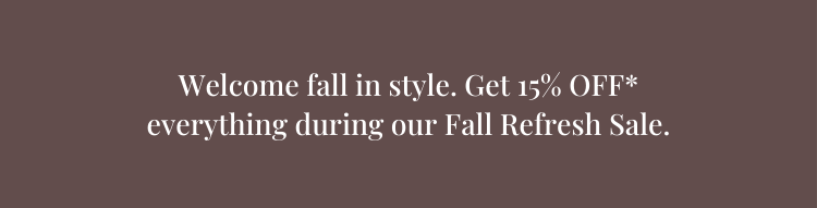 Welcome Fall