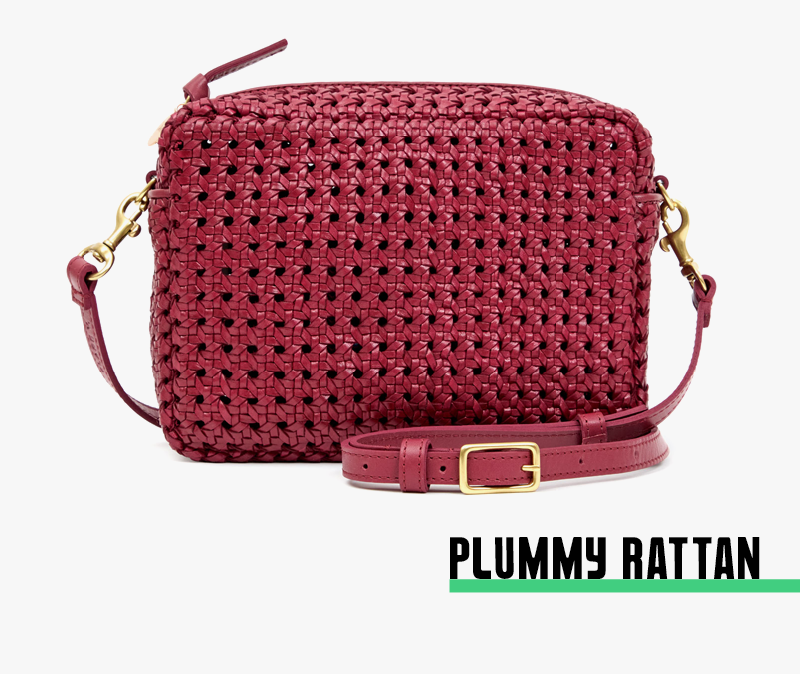 Shop Midi Sac in Plummy Rattan