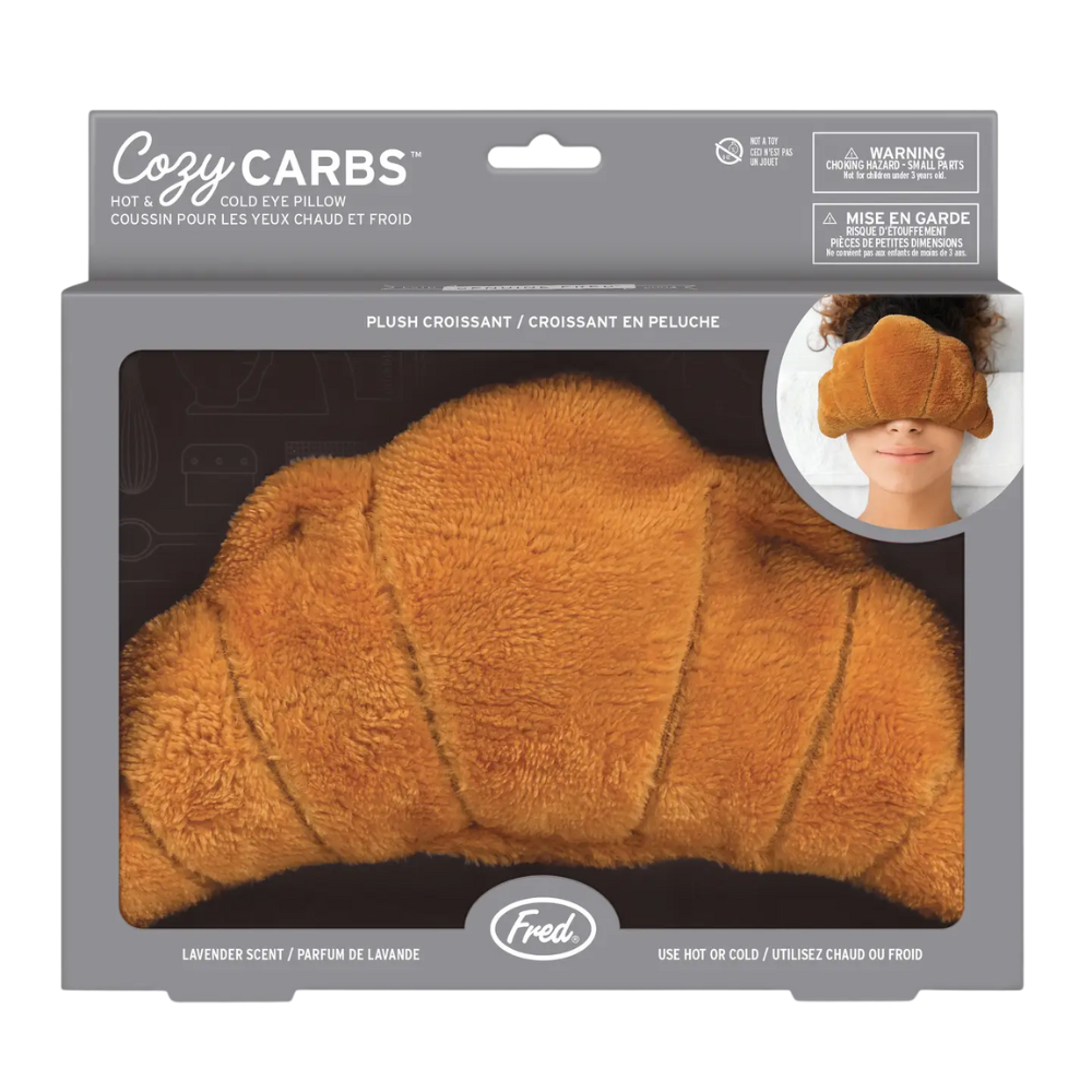 Image of Cozy Carbs Croissant Eye Pillow
