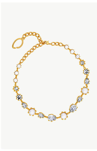 Faceted Crystal Necklace