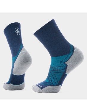 Run Mid Crew Socks-Deep Navy / L