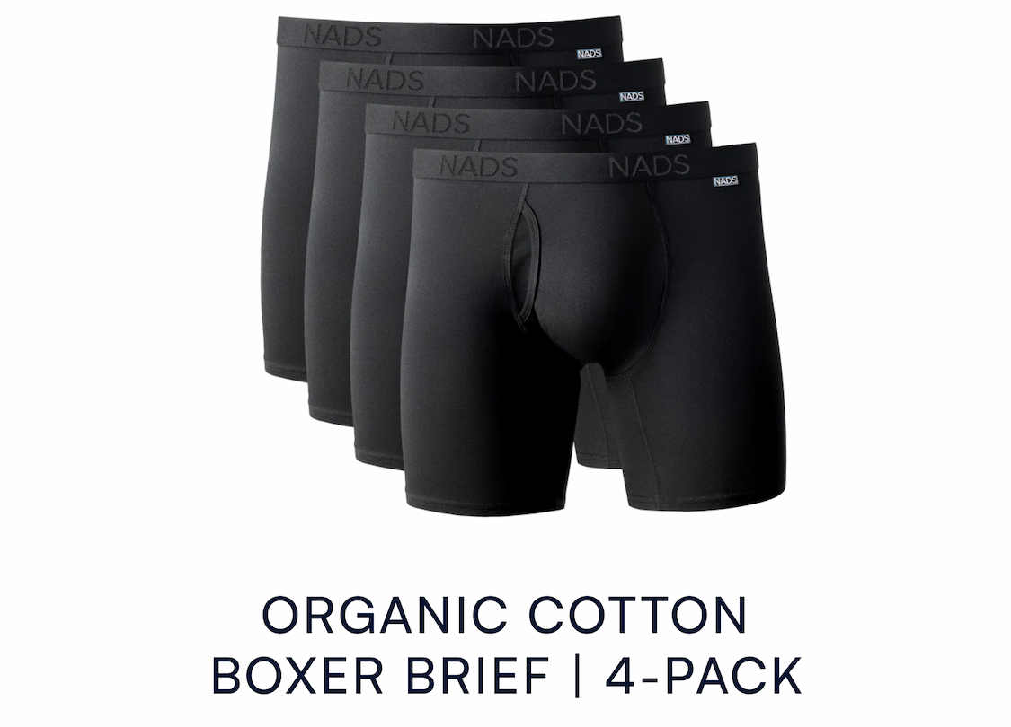 Start With a Best Seller Organic Cotton Boxer Brief | 4-Pack SHOP + SAVE 20% →