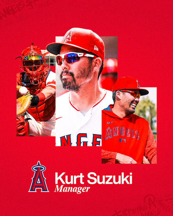 Angels name Kurt Suzuki as their new manager