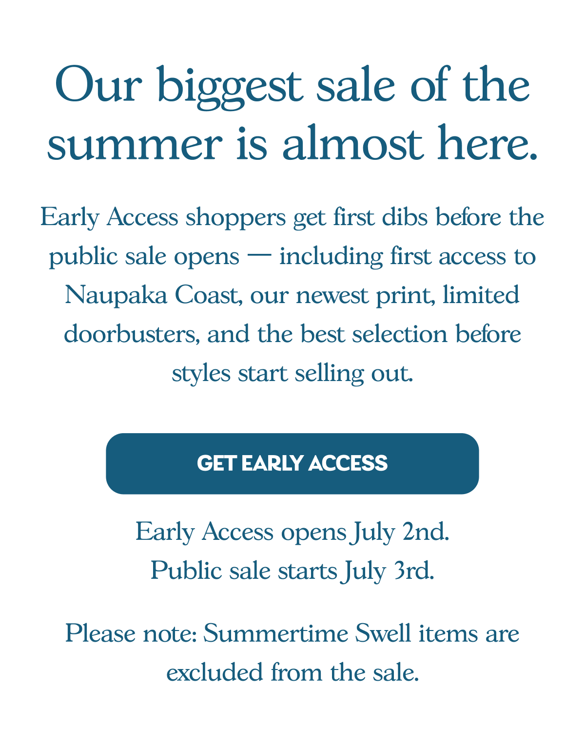 Get Early Access