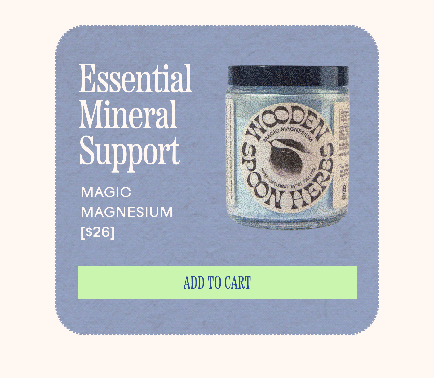 Essential Mineral Support Magic Magnesium [$26] Add to Cart