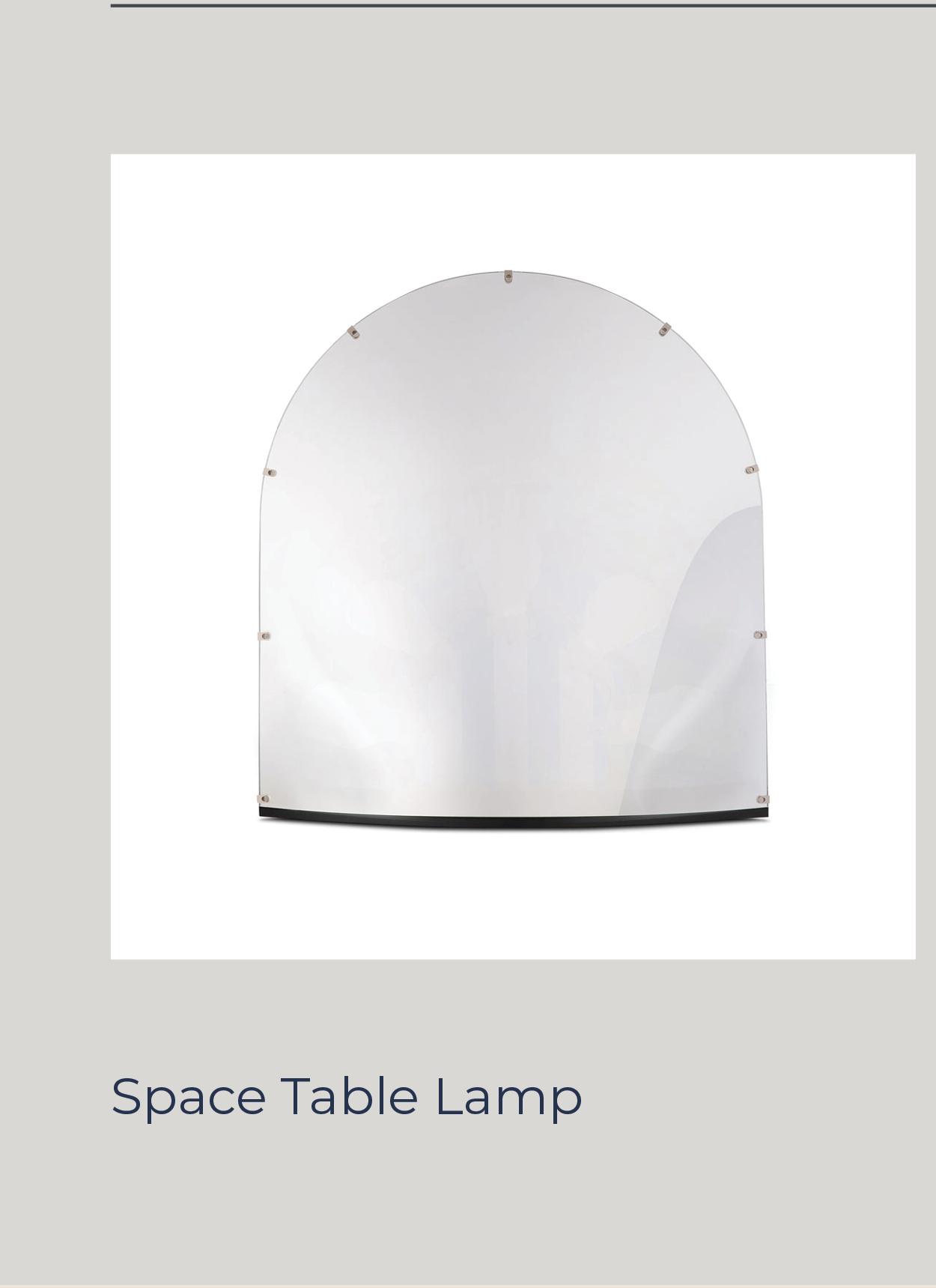 Space Table Lamp - Floor Model