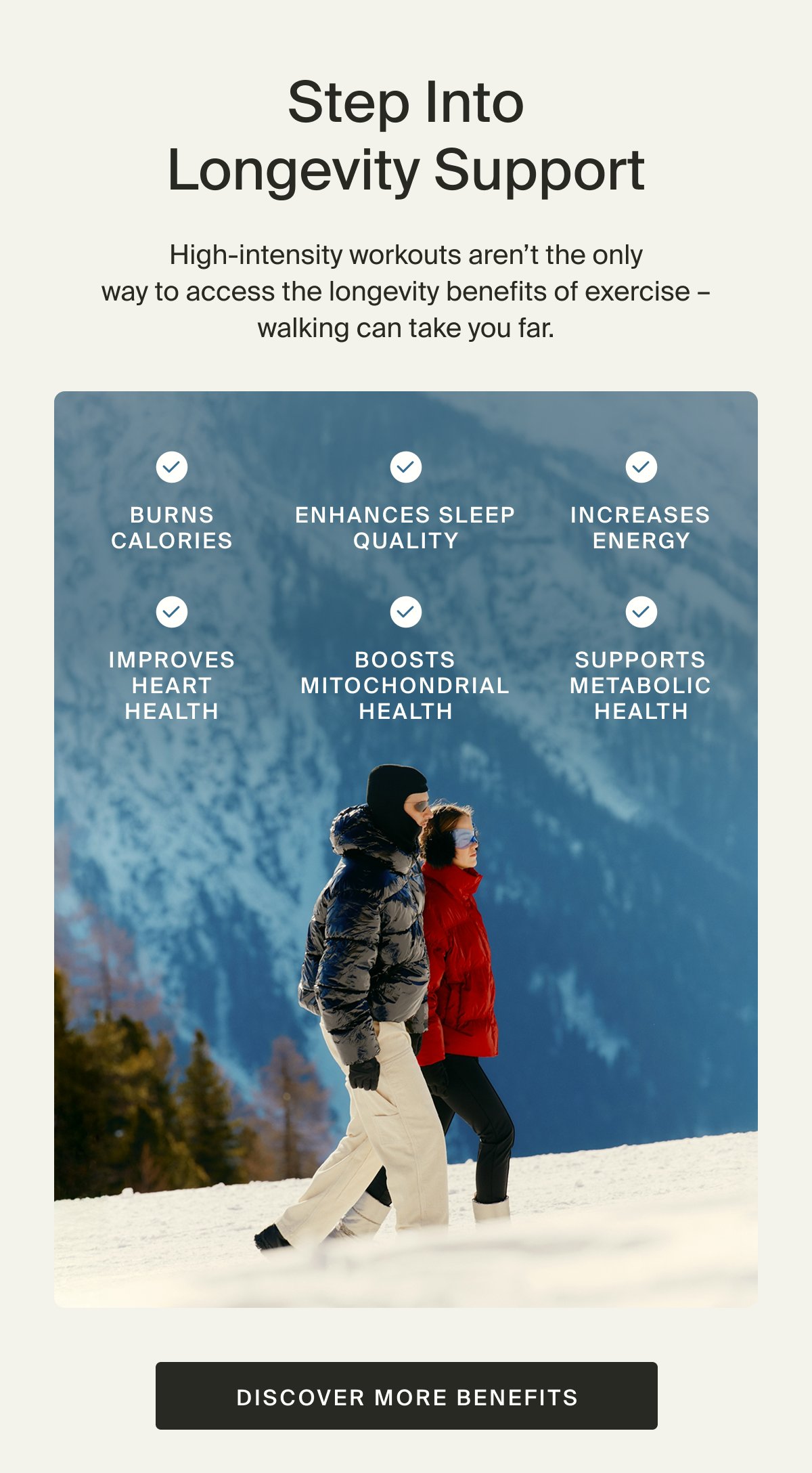 Discover the longevity benefits of walking