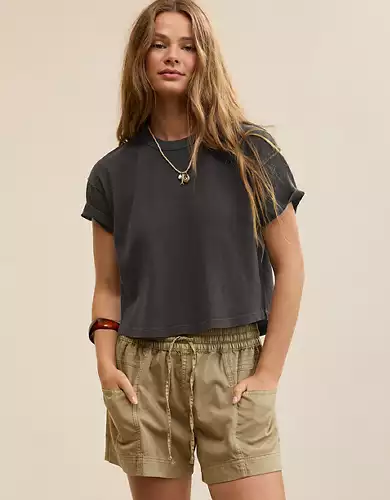 Aerie Summer Breeze Cropped T-Shirt