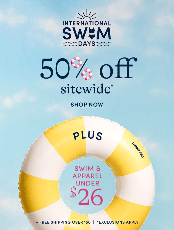 50% Off Sitewide