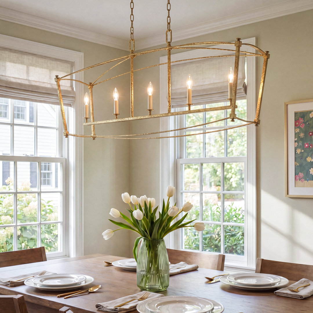 Olive 5 - Light Linear Chandelier