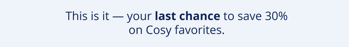 Last chance!