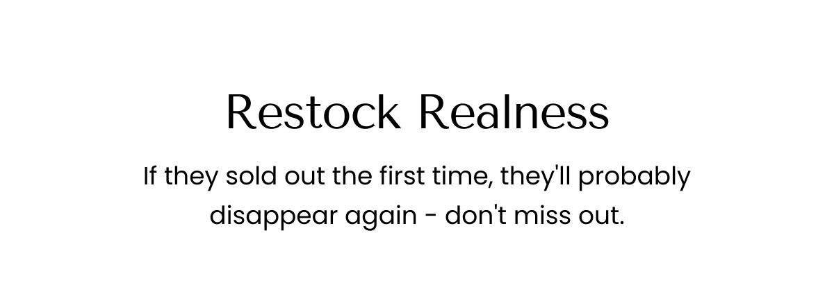 Restock Reakness