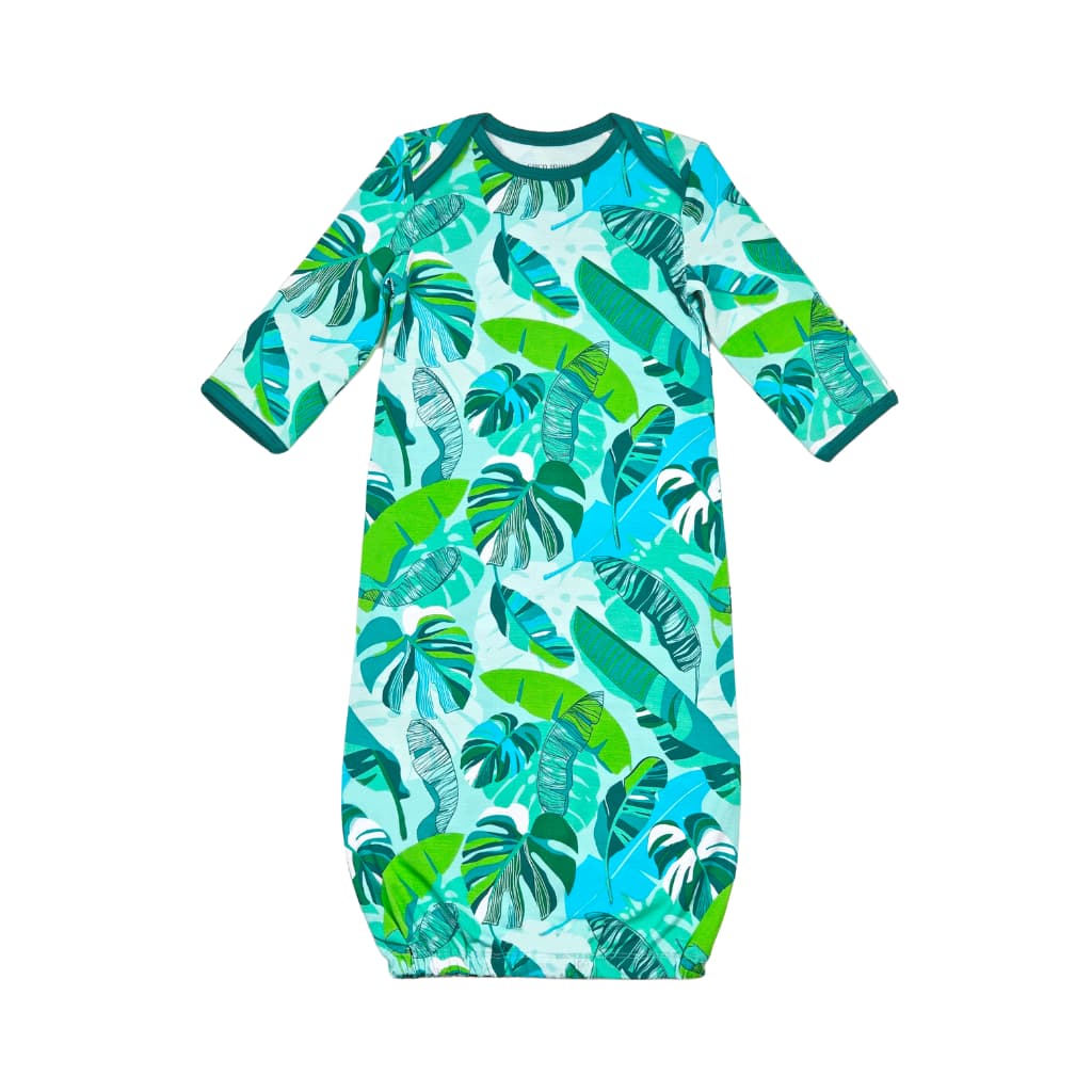 Image of Backyard Oasis Bamboo Layette Gown