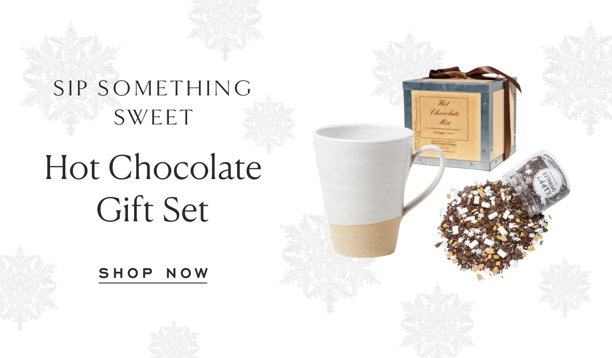 Sip Something Sweet. Hot Chocolate Gift Set. Shop Now.