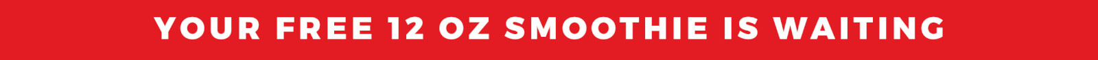 Come get a FREE 12 oz Metabolism Boost Dark Chocolate Banana smoothie today, 3/9. Only available while supplies last.
