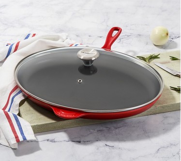 Le Creuset 15.75" Classic Oval Skillet with Glass Lid