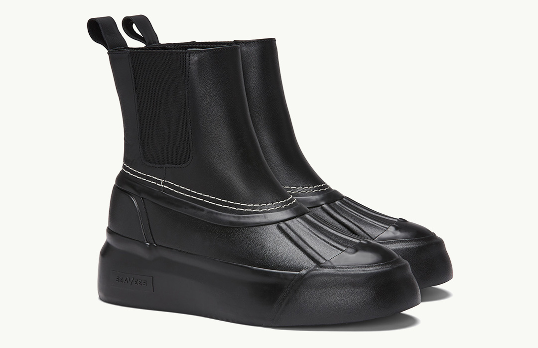 The Chalet Chelsea Boot in Black