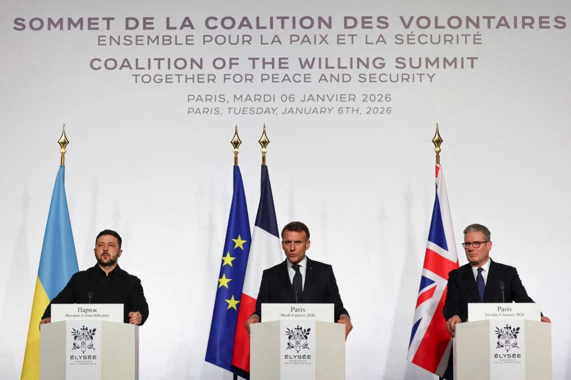 Coalition of the willing summit in Paris. 