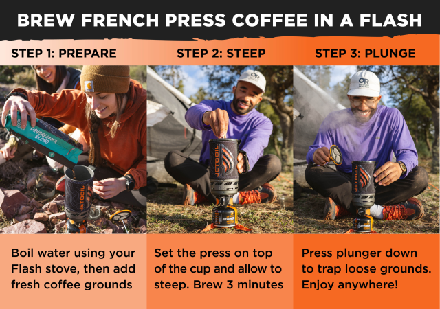 Brew French Press Coffee in a Flash