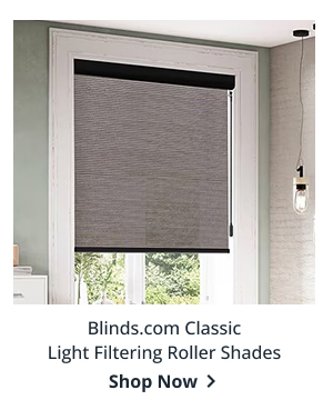 Blinds.com Classic Light Filtering Roller Shades | Shop Now >