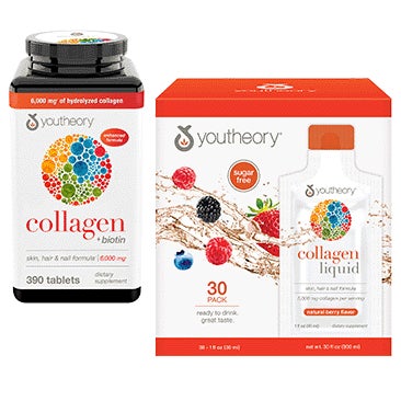 youtheory Collagen Plus Biotin or Collagen Liquid