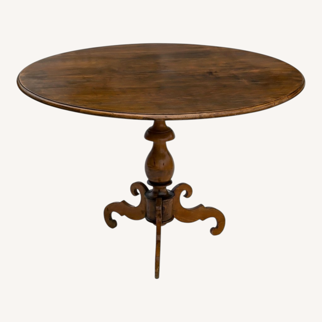 Image of Vintage.Antique Finds Light Brown Dining Table