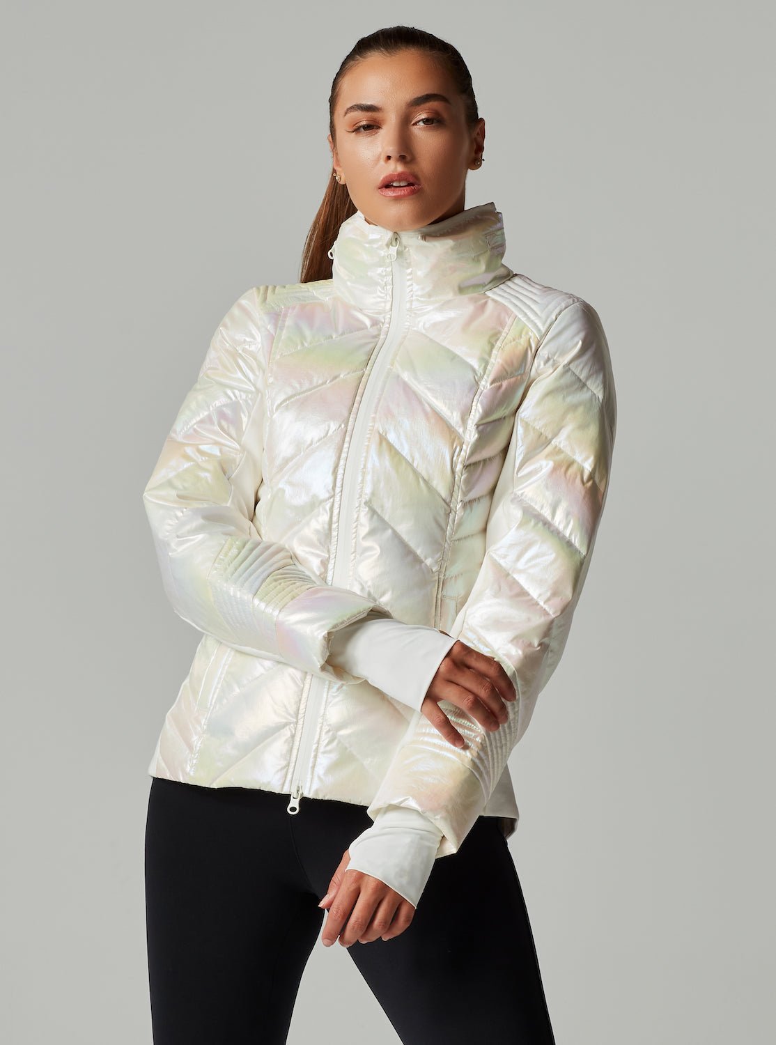 Image of Breakthrough Puffer Jacket - Oyster - FINAL SALE