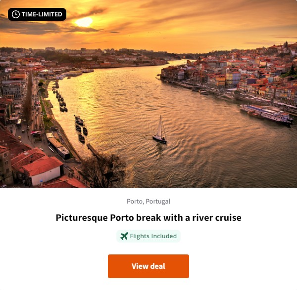 Picturesque Porto break with a river cruise