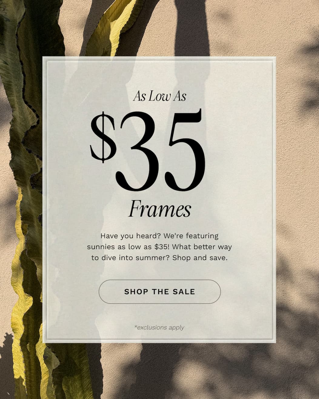 Find Frames As Low As $35