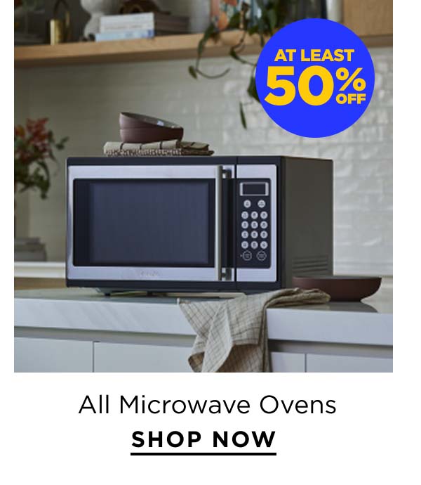 Up to 60% Off All Microwave Ovens