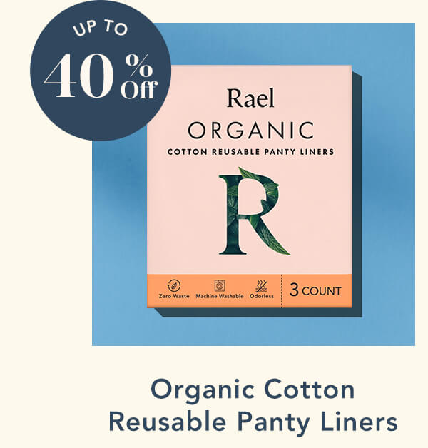 Organic Cotton Panty Liners | Up to 40% Off