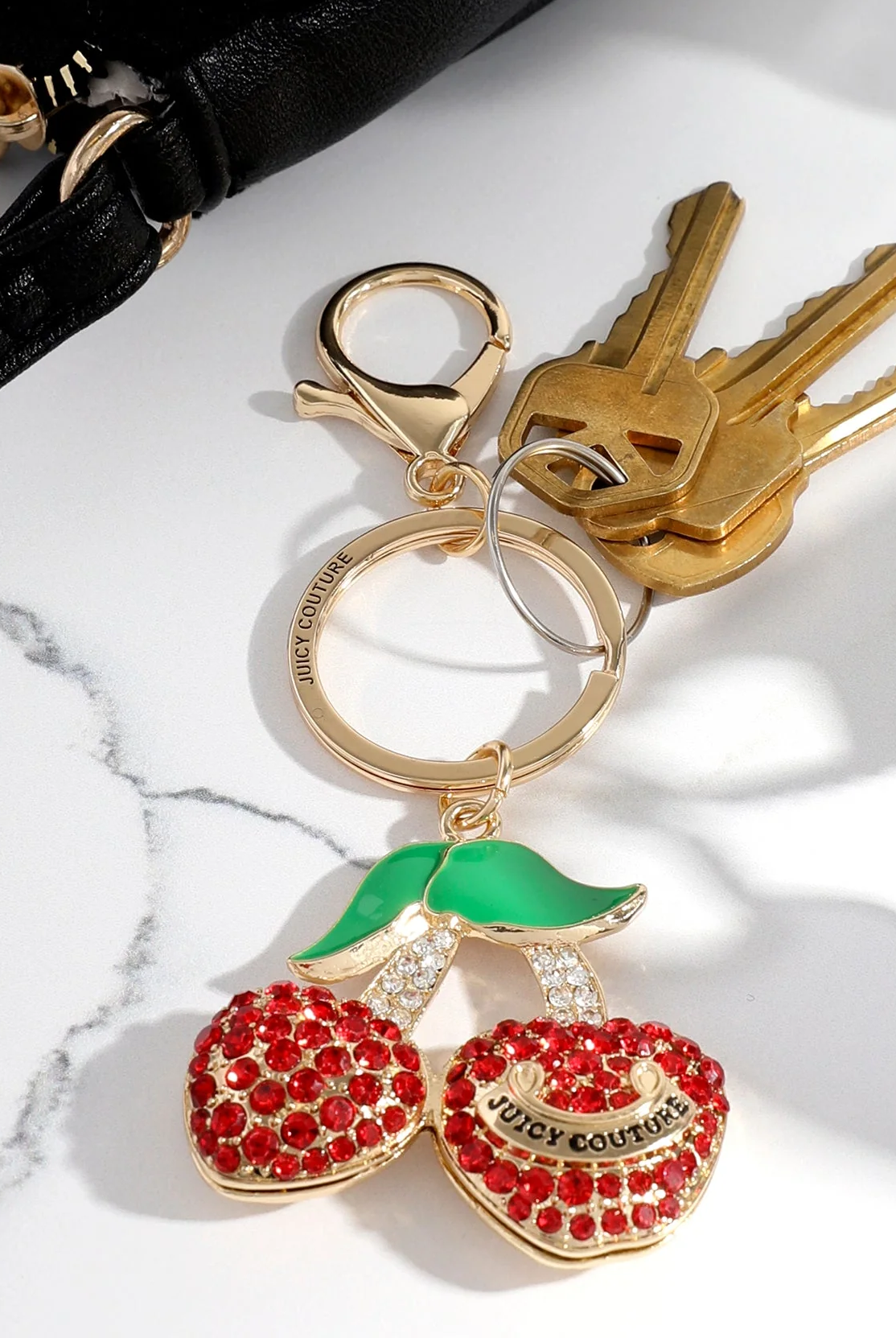 Cherry Charm Keychain Bag Charm