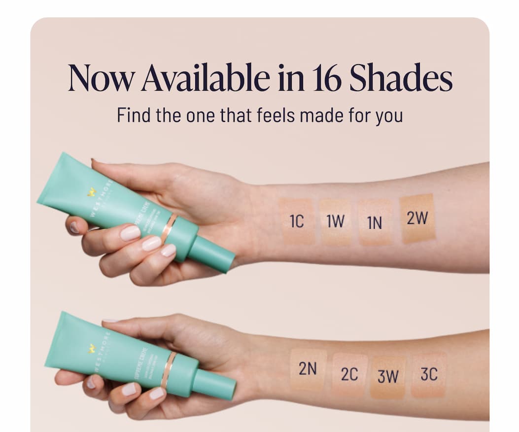 now available in 16 shades