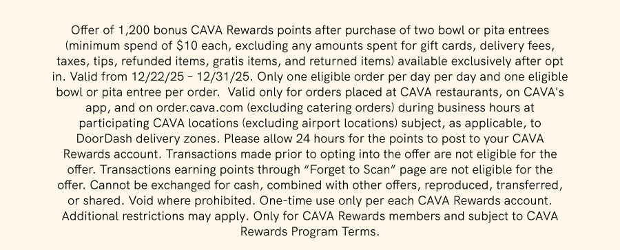 Promo Terms & Conditions