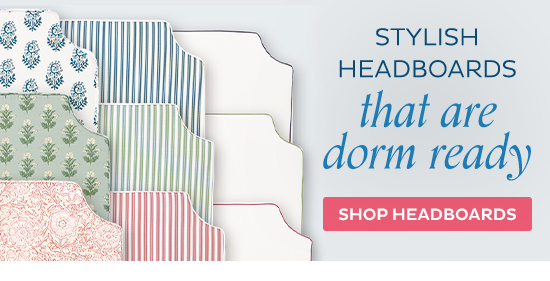 Stylish headboards the are dorm ready - Shop Headboards