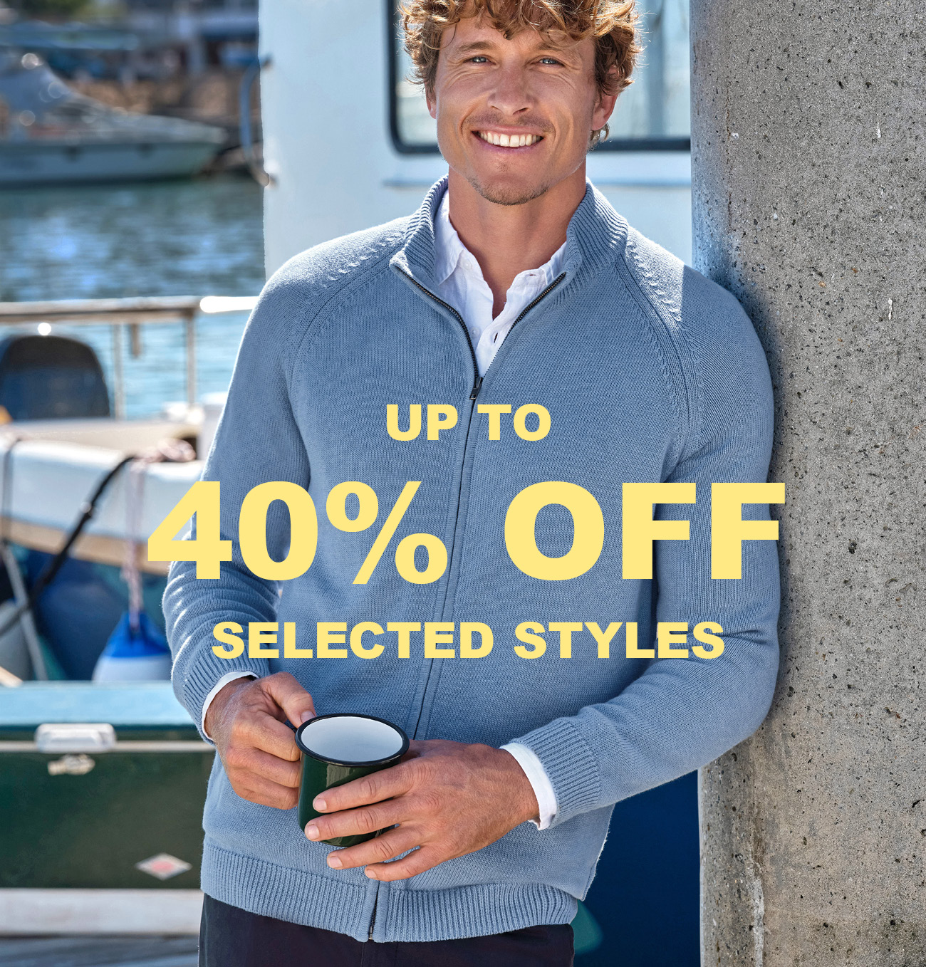 Bank Holiday Offer - Up to 40% off selected styles!