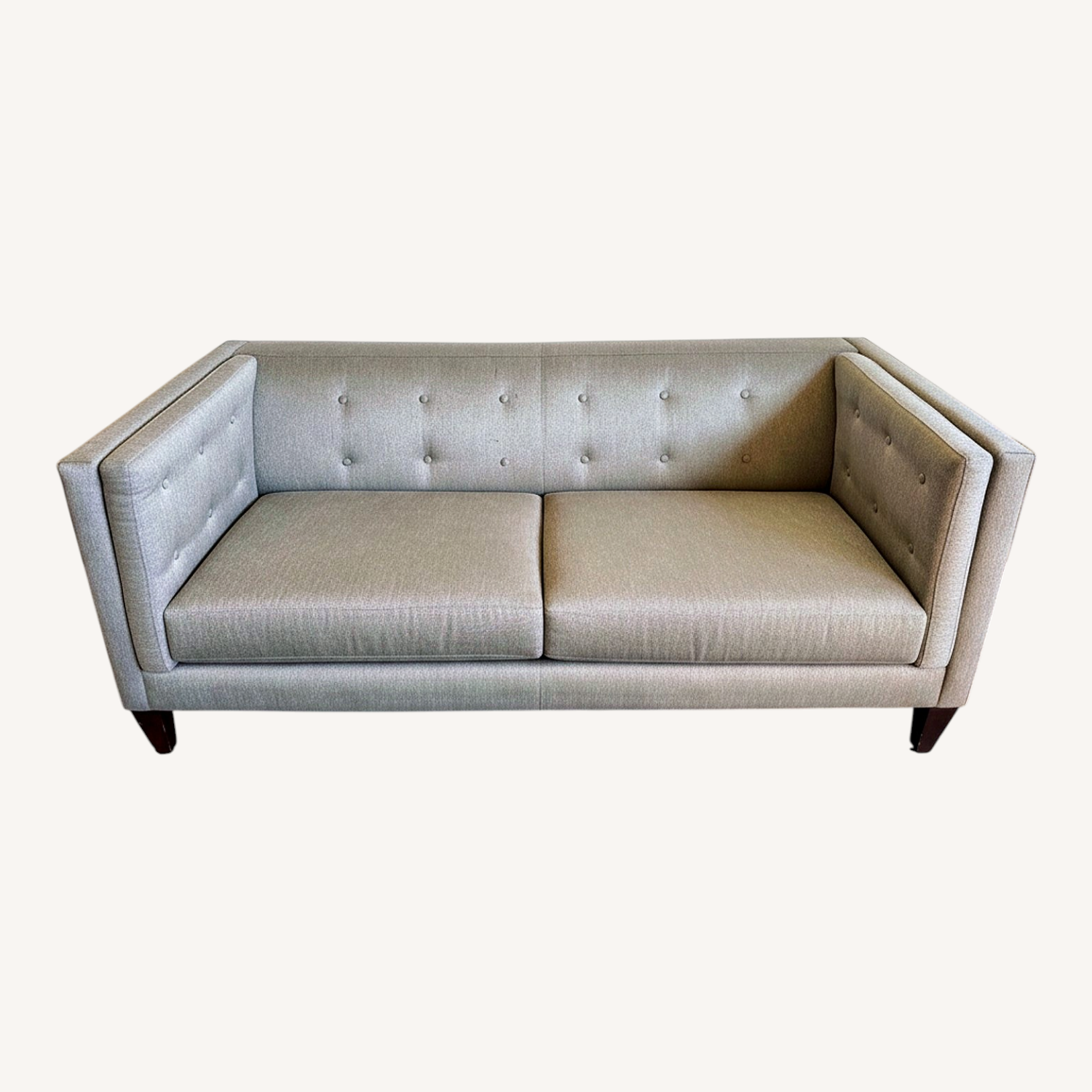 Image of Crate & Barrel Aidan Light Gray Sofa