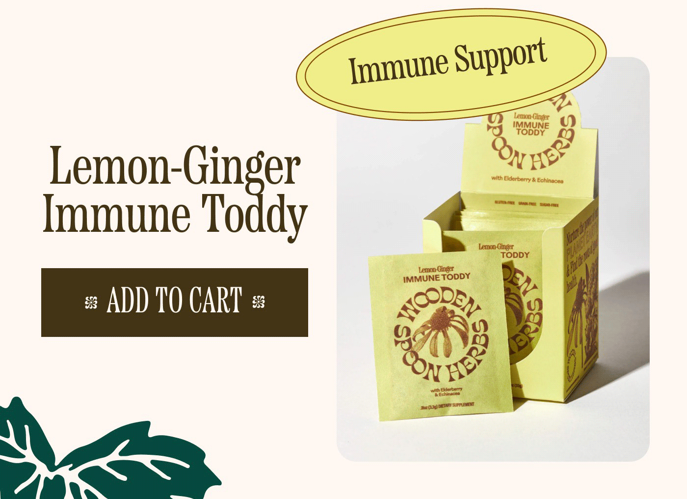 Immune Support Lemon-Ginger Immune Toddy [ADD TO CART]