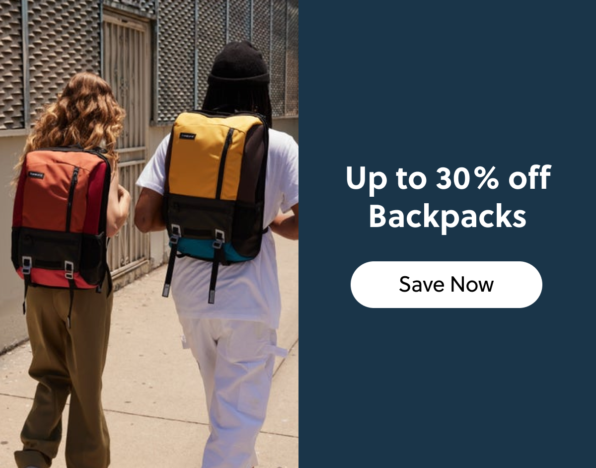 Up to 30% Off Backpacks