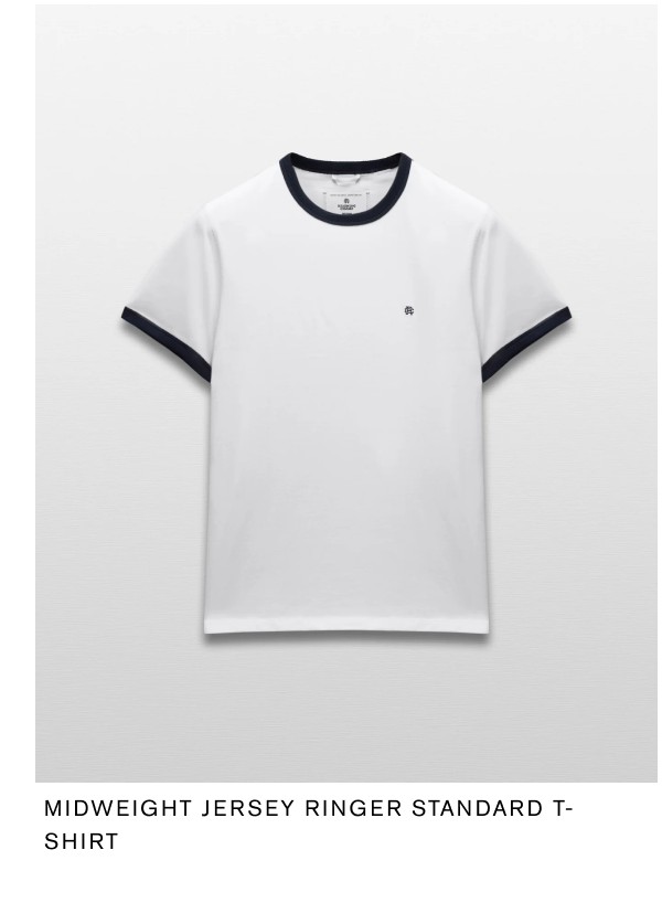 Midweight Jersey Ringer Standard T-Shirt