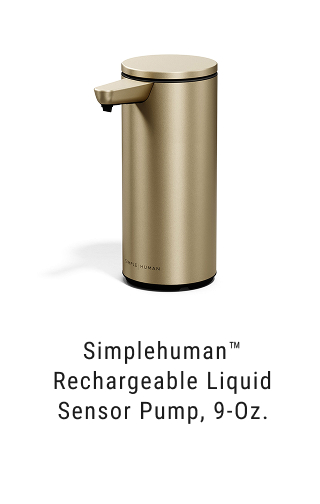 simplehuman™ Rechargeable Liquid Sensor Pump, 9-Oz.