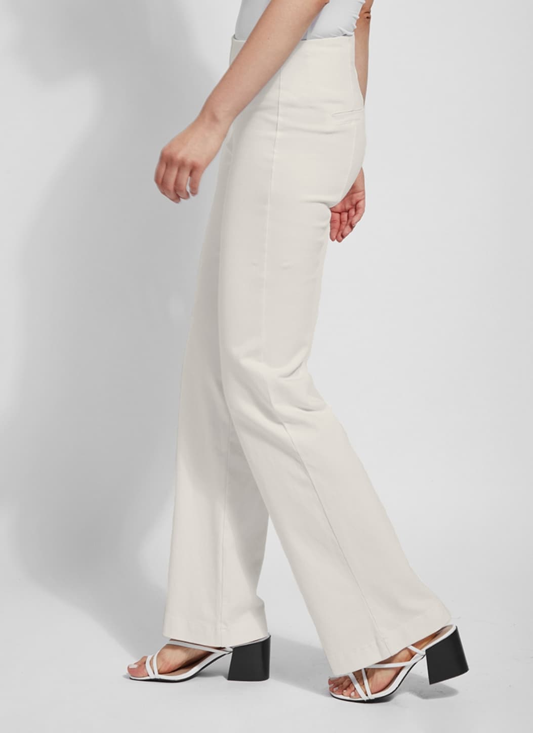 Denim Trouser in Oat